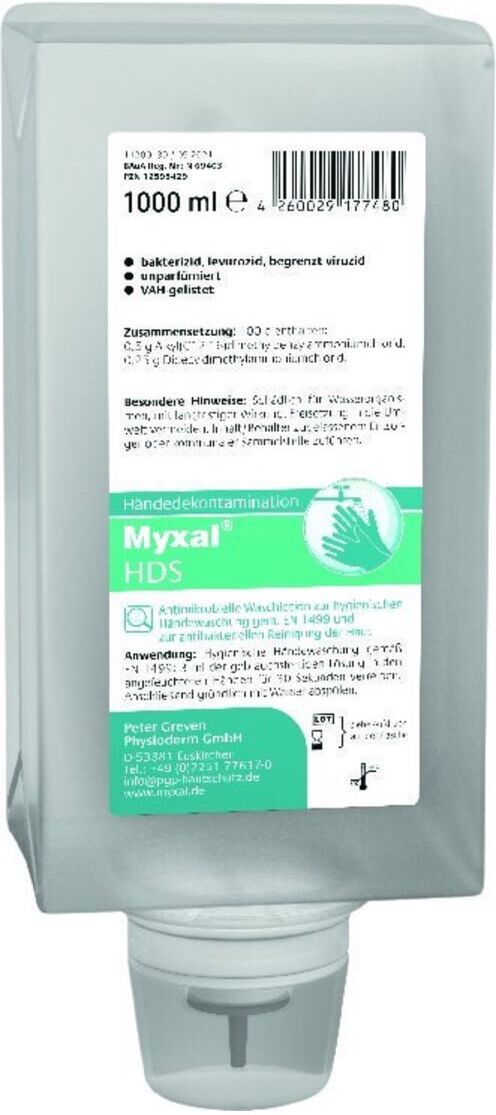 GREVEN Myxal HDS Händedekon- tamination 1L Flasche ; PGP (14095003)