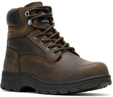 "Wolverine Carlsbad Waterproof 6"" Soft Toe Boot - Mens 13 Brown Boot Medium"