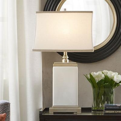 Jla Home/Furniture & Decor Colette Table Lamp Ivory , Ivory