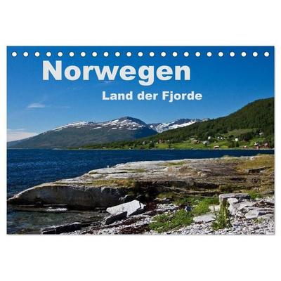 Norwegen - Land der Fjorde (Tischkalender 2027 DIN A5 quer), CALVENDO Monatskalender