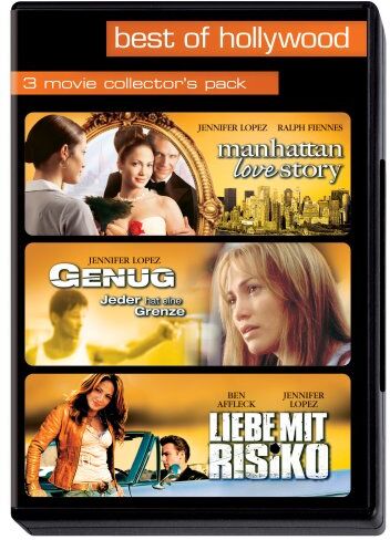 Jennifer Lopez - Best of Hollywood - 3 Movie Collector's Pack: Manhattan Love Story / Genug / Liebe mit Risiko (3 DVDs) - Preis vom 17.10.2026 19:25:27 h