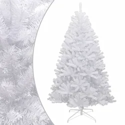 vidaXL Künstlicher Weihnachtsbaum Klappbar Beschneit 120 cm