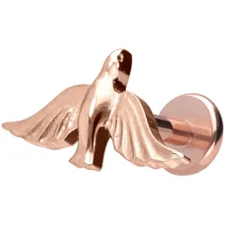 Titan Labret mit Push Fit TAUBE