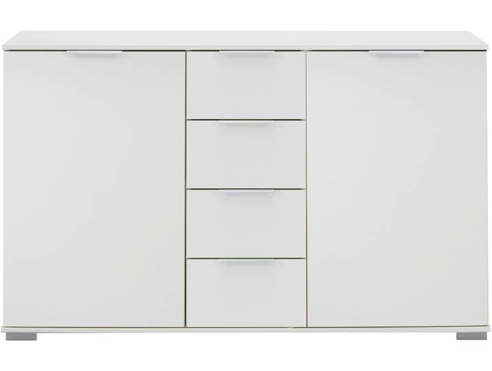 Kombikommode WIMEX Easy , weiss (weiß), B:130cm H:83cm T:40,5cm, Sideboards, Kombikommode