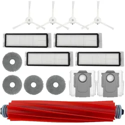 Roboparts Zubehör-Set für Roborock Qrevo, Staubsauger Roboter Zubehör, Weiss