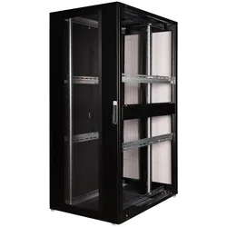 Roline 19-Zoll Serverschrank 42 HE (42 HE, 19 Zoll Rack), Serverschrank, Schwarz