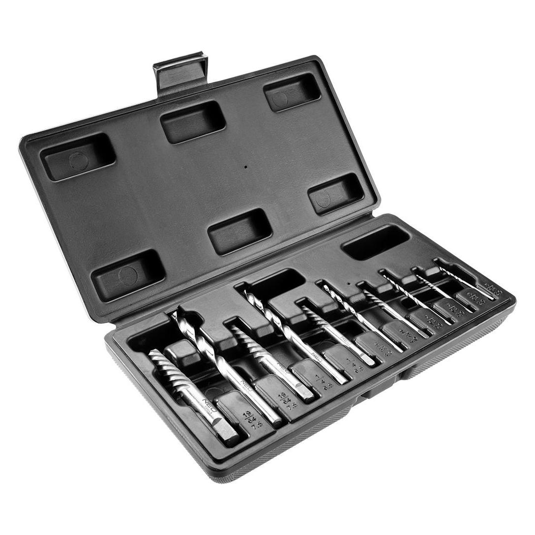Neo Satz abgebrochene Schraubenabzieher M2 - M7,5 5-tlg. + Bohrer (09-609) (TOP-09-609)