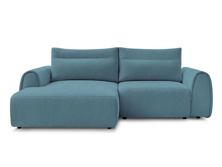 Ecksofa BOBOCHIC ADEN Stoff hellblau
