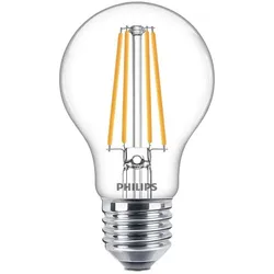 Philips E27 A60 LED-Lampe 8,5W 1055lm 2700K Warmweiß Filament