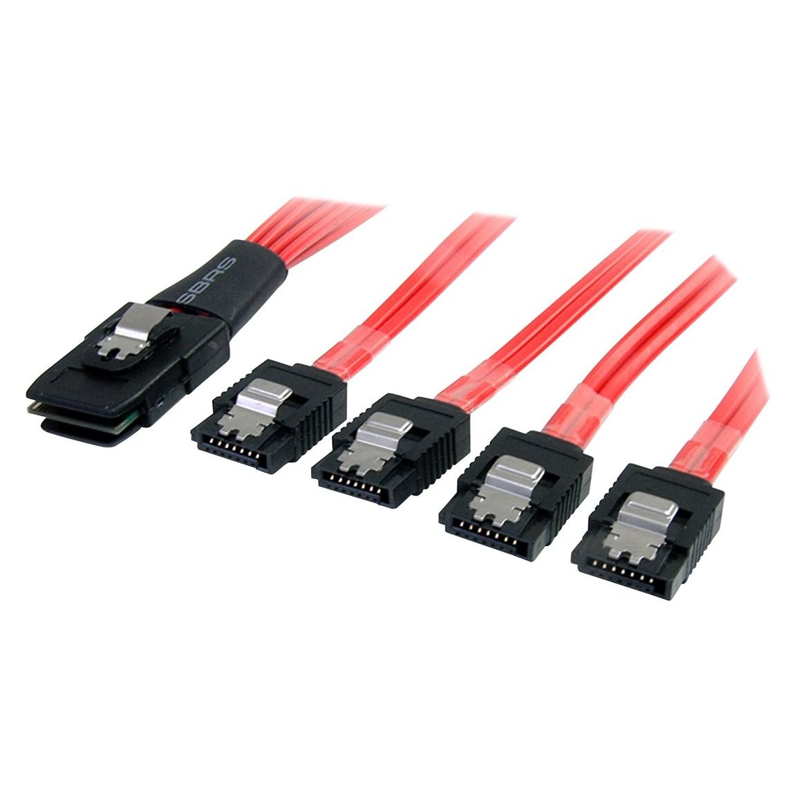 StarTech SAS CABLE SFF-8087 TO 4X SATA (100 cm, SAS) (SAS8087S4100)