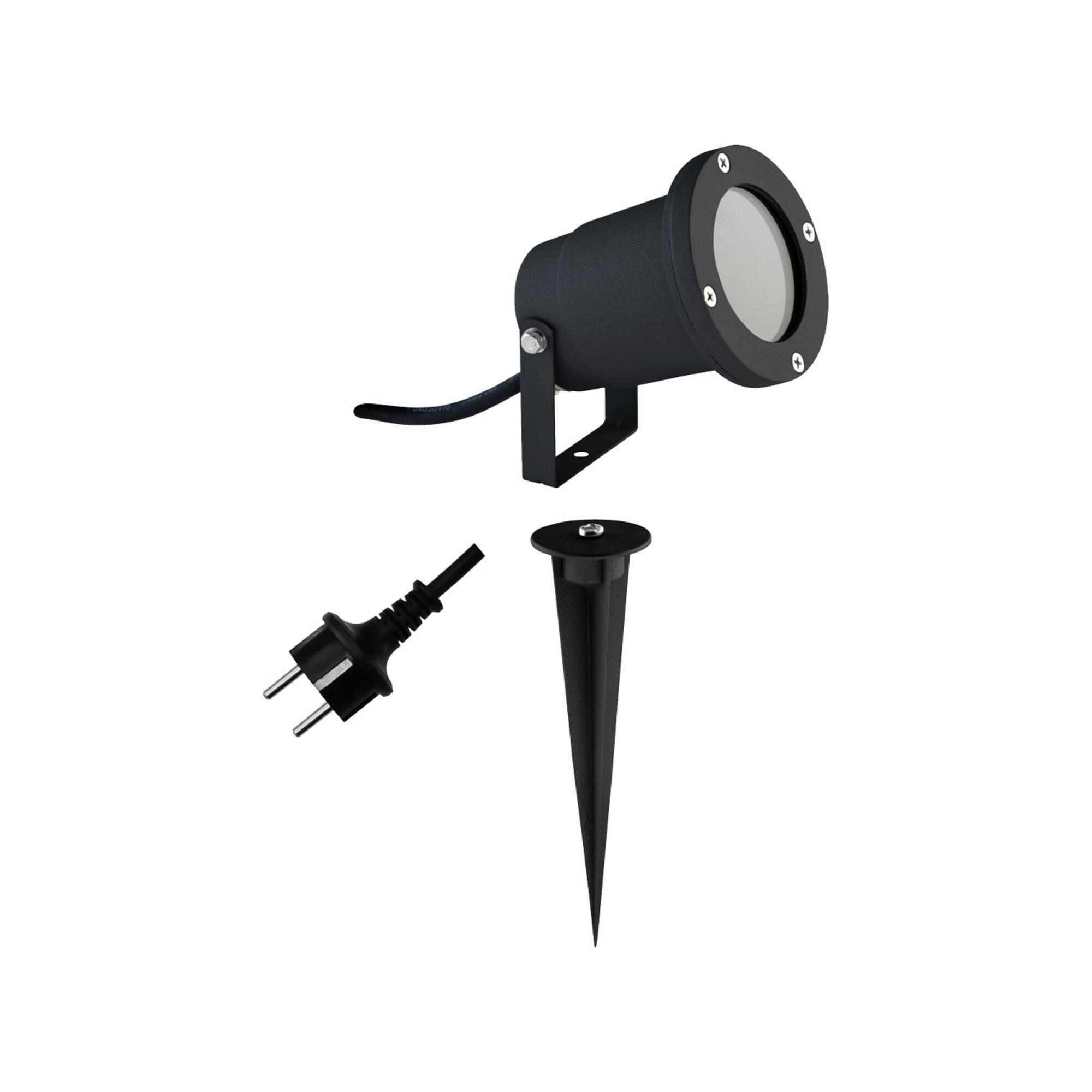 EVN Lichttechnik ALU-Spot mit Erdspiess IP54 230V GU10 545239 ; evn_lichttechnik)