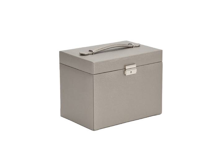 Design Schmuckkoffer „Heritage“ Samt Grau WOLF