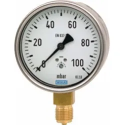 Kapselfeder-Manometer d 100 mm 0–160 mbar G1/2B