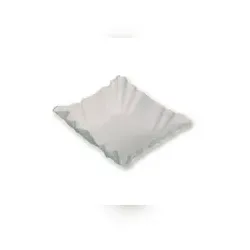emissimo Weiße Pappschalen mit Wellenrand PP-beschichtet, 9 x 9 cm h 3 cm  2000 Stück