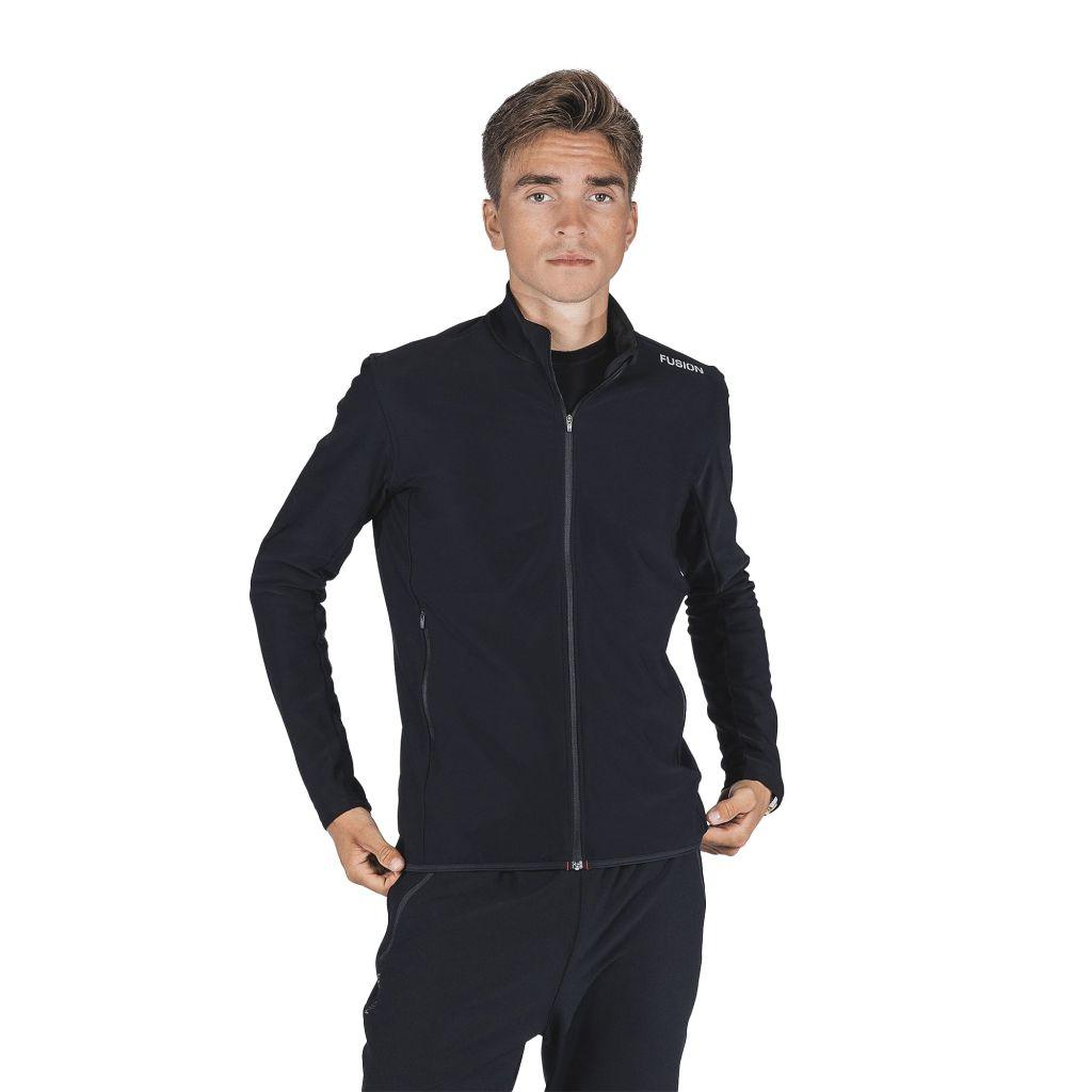 Fusion Herren Recharge Full Zip schwarz