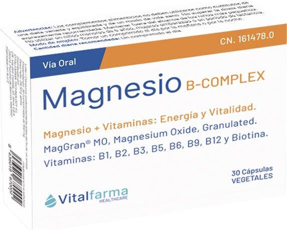 Vitalfarma Magnesio B Complex 30cáps