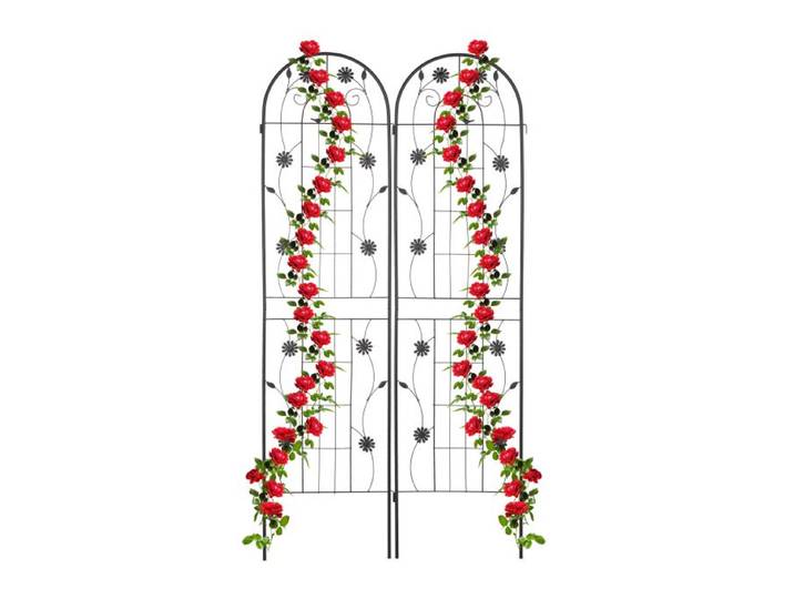 Relaxdays Grille tuteur plante 200 cm Lot de 2