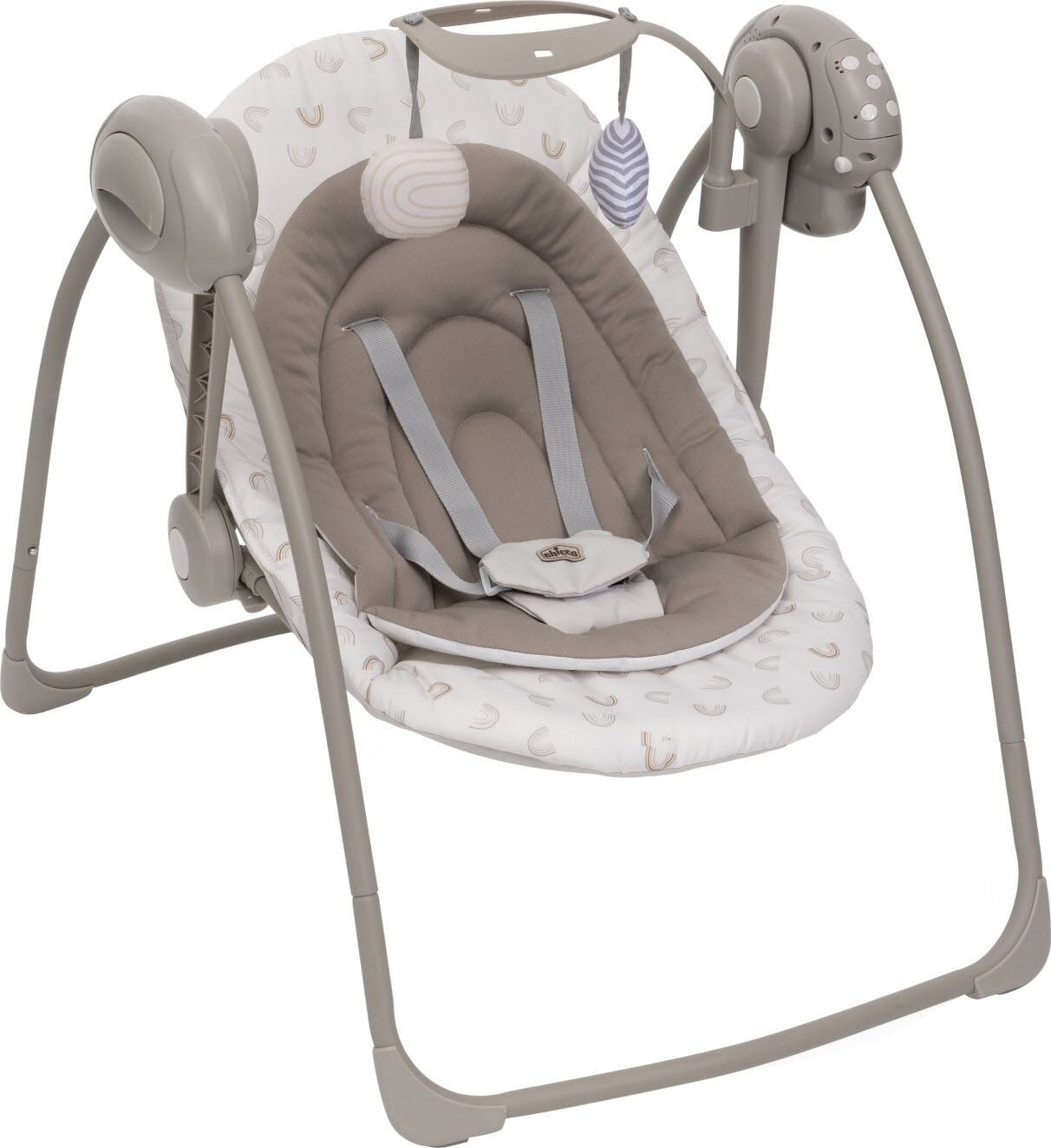 Babywippe CHICCO "Swing & Play", Kinder, vanilla, Polyester, Babywippen Babywippe