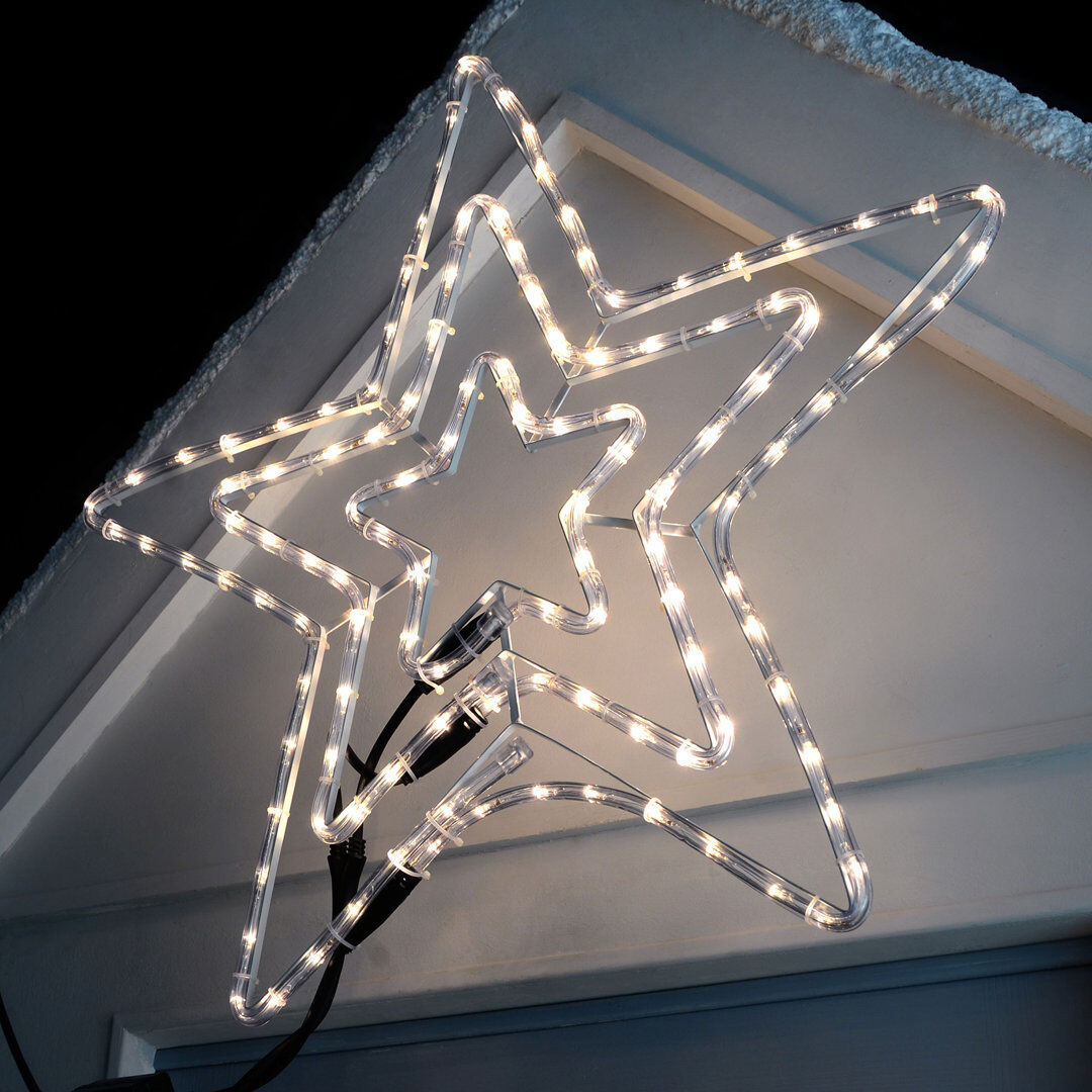 The Seasonal Aisle Weather Resistant Christmas Outdoor Decoration Yellow;Clear 72cm H X 72cm W X 2cm D