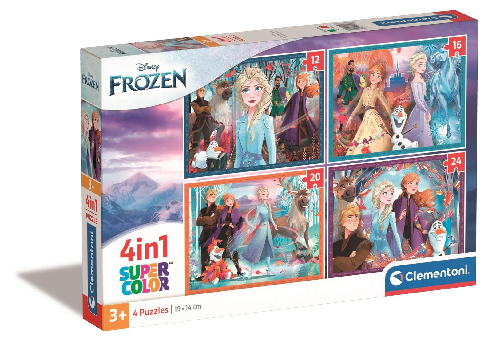 Clementoni Supercolor 4-in-1 Disney Frozen 2 Puzzel