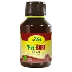 cdVet Fit-Barf Öl D3 | 100ml Ergänzungsfuttermittel