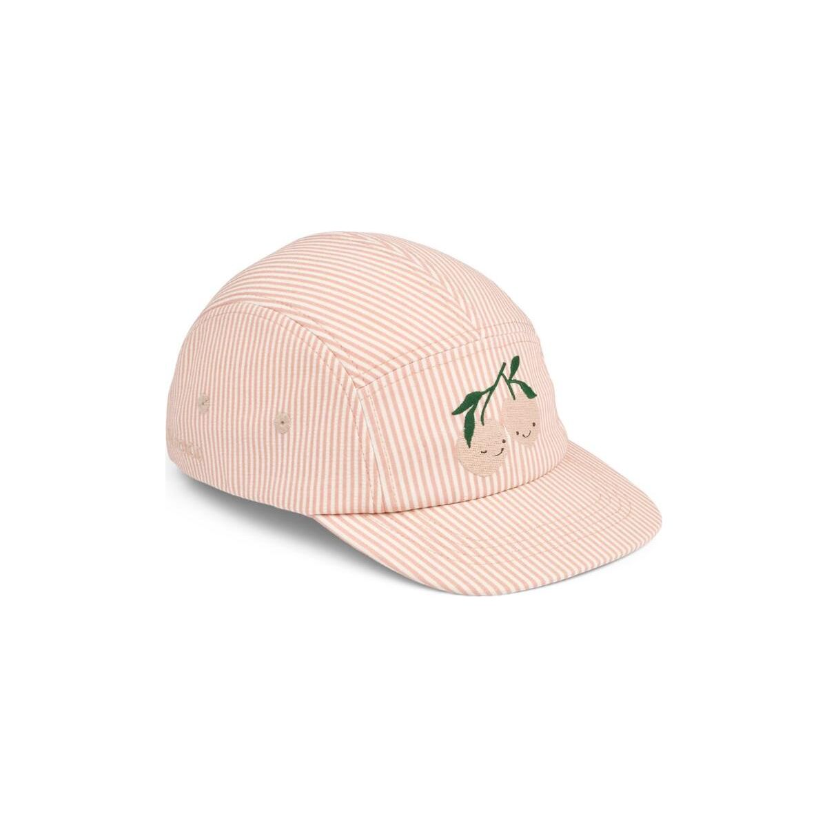 Liewood Rory Seersucker Cap y/d stripe pale tuscany / creme de la creme (2375) 51 LW20733-2375-51-CU