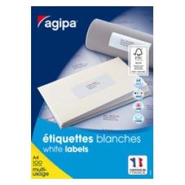Agipa Universal-Etiketten, 70,0 x 29,7 mm, mit Abzieh-Hilfe (118994)