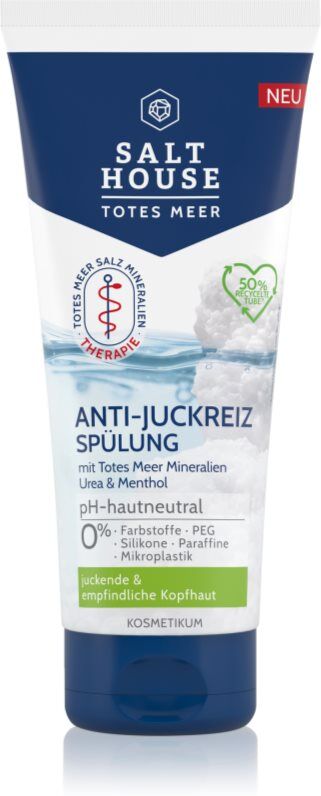 Salt House Dead Sea Therapy Anti-Itch Conditioner après-shampoing apaisant pour cuir chevelu sec avec démangeaisons 200 ml