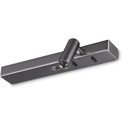 Ideal Lux LED Wandleuchte BONNE NUIT-2, 22cm, 6,5W, 3000K, 830lm, IP20, mit Schalter, nickel IDEA-345482