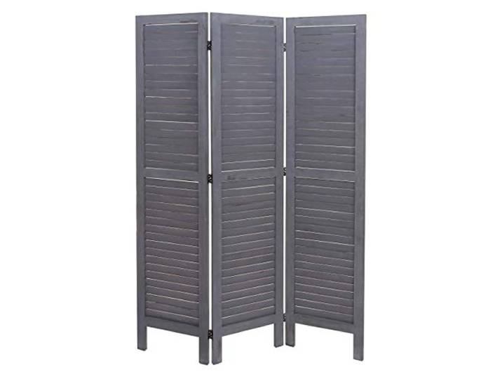 Mendler Paravent HWC-G30 Shabby-Look 170x120cm - grau Trennwand, Sichtschutz, Raumteiler