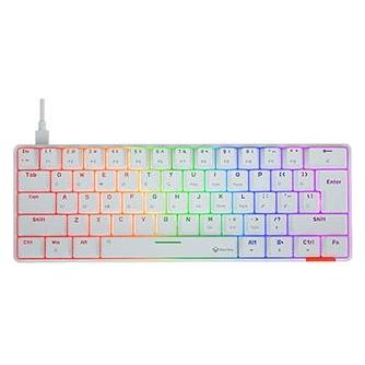 Meetion HESTIA-Tastaturkabel (USB) US, weiss, mechanisch (US, Kabelgebunden) (MK005)