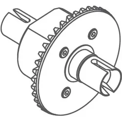 Absima Differential vorne/hinten BL-Version
