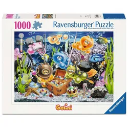 Ravensburger Puzzle Erwachsenenpuzzle 1000 Teile - Gelini im Unterwasserspaß