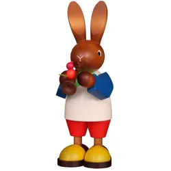 Christian Ulbricht Hasenmann mit Flöte 22,5 cm