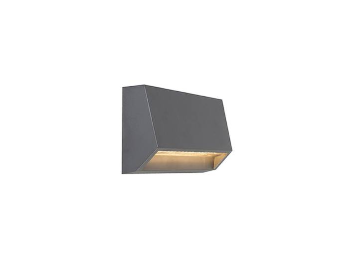 Applique murale extérieure moderne gris foncé avec LED IP65 -