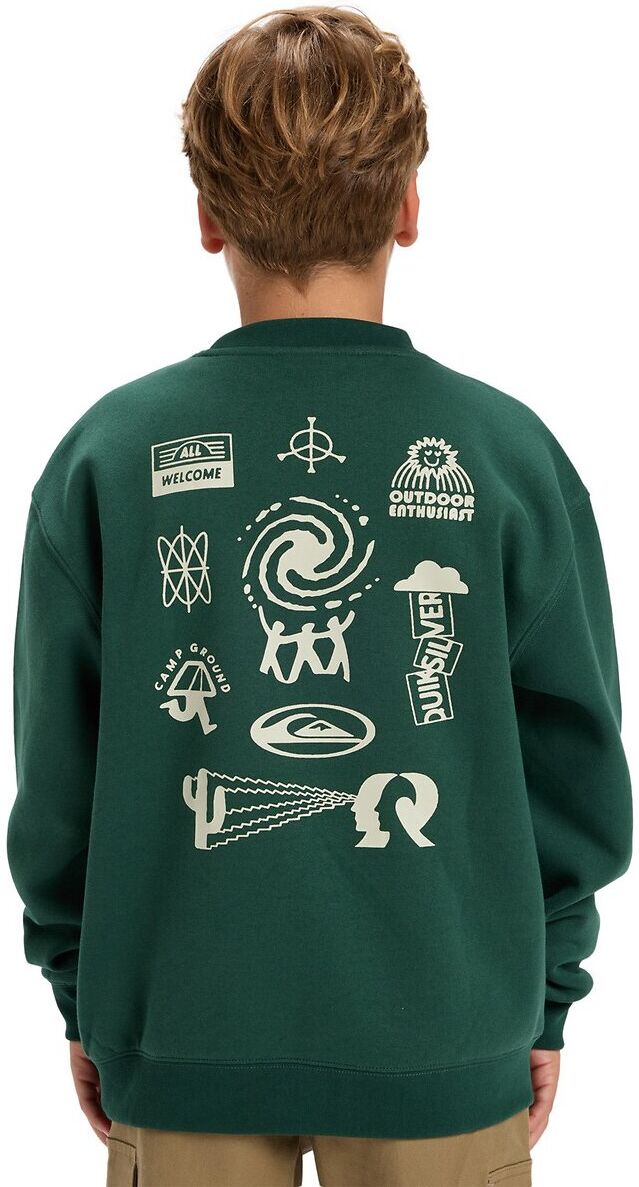 QUIKSILVER Sweat à capuche, molleton gratté