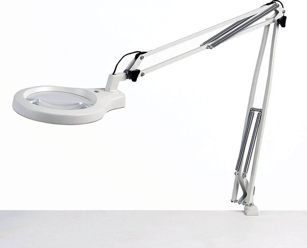 kaiserkraft LED-Ringlupenleuchte, 3-Dioptrien-Glaslinse, 12-W-LED-Lampe, Linsen-Ø 150 mm