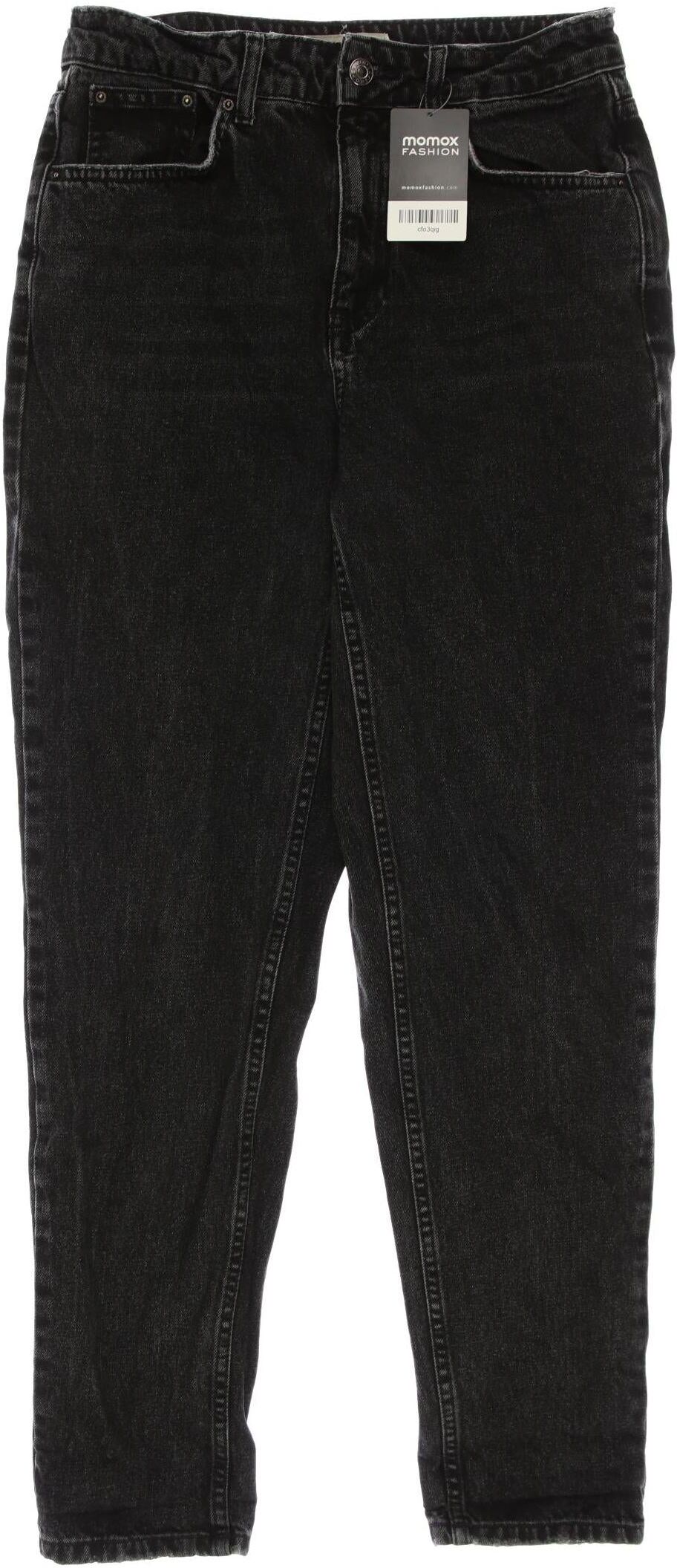 Topshop Damen Jeans, Grau, Gr. W28, Baumwolle / Synthetik - Second Hand