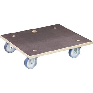 Wagner-System Möbelroller MM1145, TPE-Rollen, 590 x 490mm, Siebdruckplatte, Tragkraft 500kg