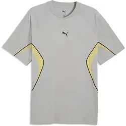 Puma Herren Freizeit / Mode Sommer GJ T-Shirts / Tanks T-Shirts/Tanks ku.Arm He/Uni PUMA SPORT Relaxed Blocking Tee, Größe L in Grau Grau