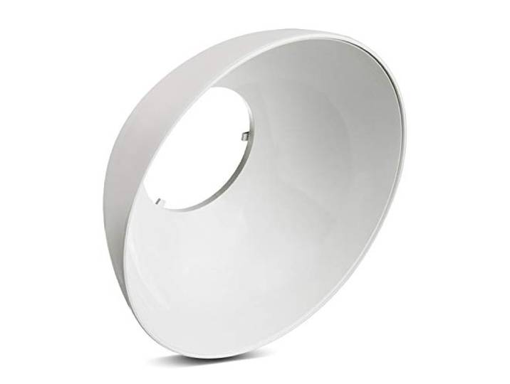 Maclean MCE417 lampenkap reflector voor 50W gloeilamp, wit