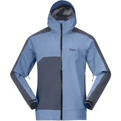 Bergans Herren Vaagaa 3L Shell Regenjacke - XXL - Blue Moon/Granite Blue