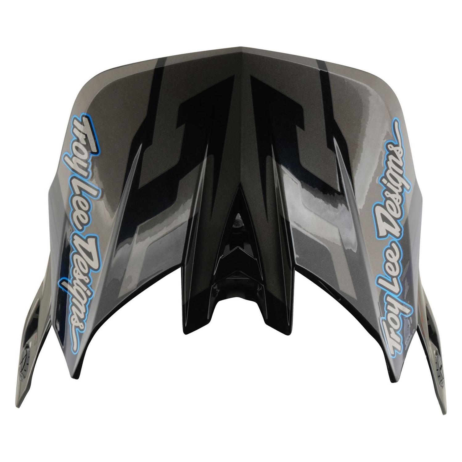Troy Lee Designs D4 Composite Helmvisier, Burst, gray (74644509)
