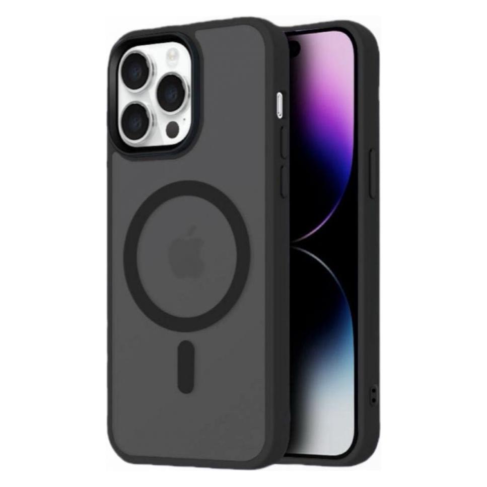 Hurtel Fashion Case MagSafe for iPhone 16 Pro Max - black (Apple iPhone 16 Pro Max) (5907769363634)