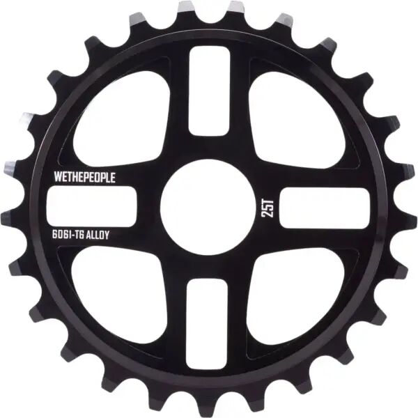BMX Kettenblatt Wethepeople 4Star (Schwarz - 25T)