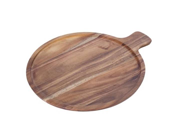 Villeroy & Boch - Artesano Antipastiplatte Braun, Tablett Rund, Serviertablett Rund, Servierplatte, Platte zum Servieren von Käse, Snacks oder Antipasti, Akazienholz