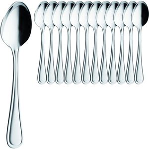Solex Kaffeelöffel Selina 122010, 14,1 cm, Edelstahl 18/10, silber poliert, 12 Stück