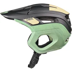ONeal Trapper Evo Topo, Fahrradhelm - Schwarz/Beige/Grün - S/M