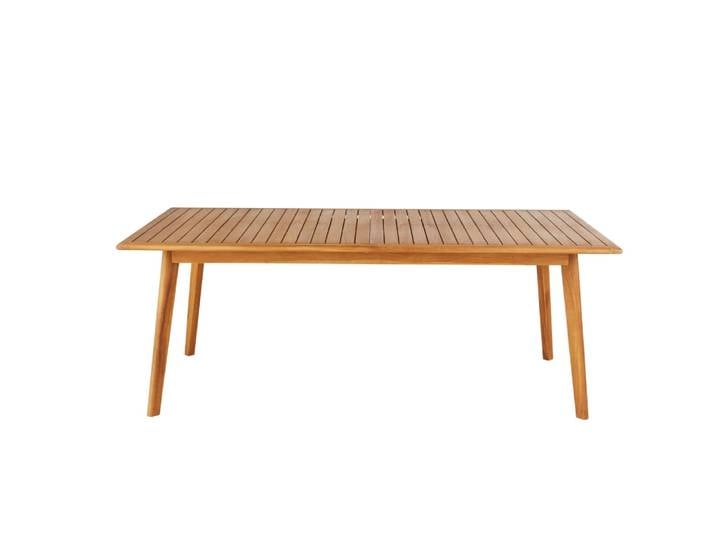 Ausziehbarer Gartentisch aus Teakholz, L 200/260 cm