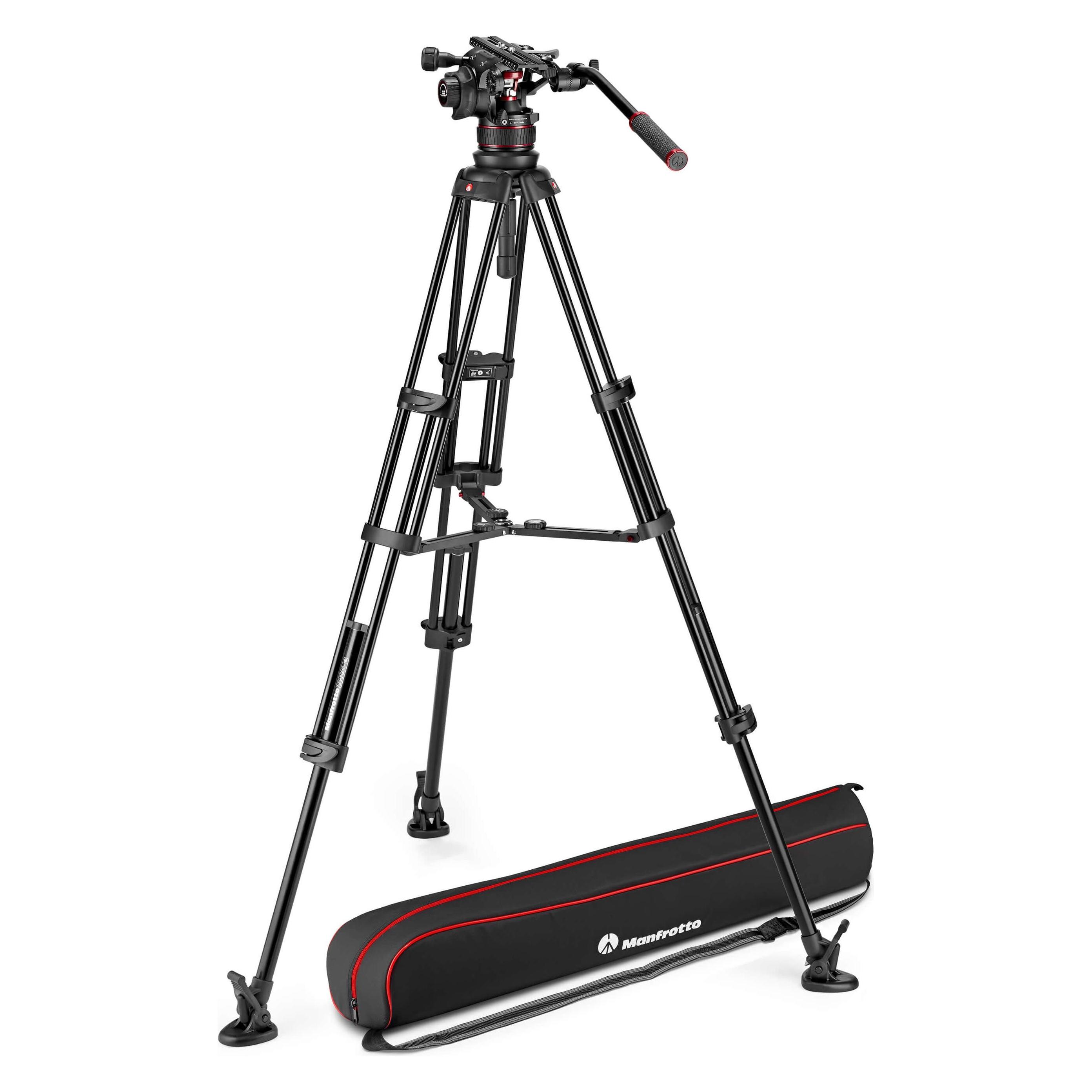 Manfrotto Nitrotech 612 & Alu Twin MS (Metall) (MANMVK612TWINMA)